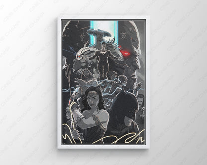 Zack Snyder's Justice League Dark Superhero Movie Canvas Decor