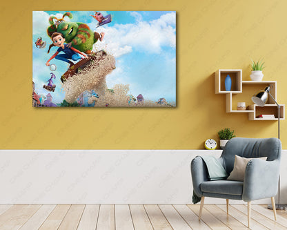 Zootopia Finnick wall art for playroom