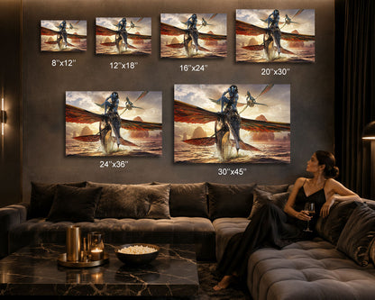 Avatar Canvas Wall Art The Way of Water Pandora Ocean Adventure Decor