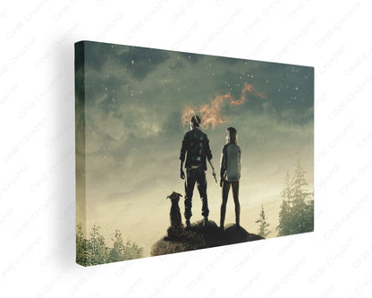 Chaos Walking Canvas Wall Art Sci-Fi Adventure Movie Canvas Print