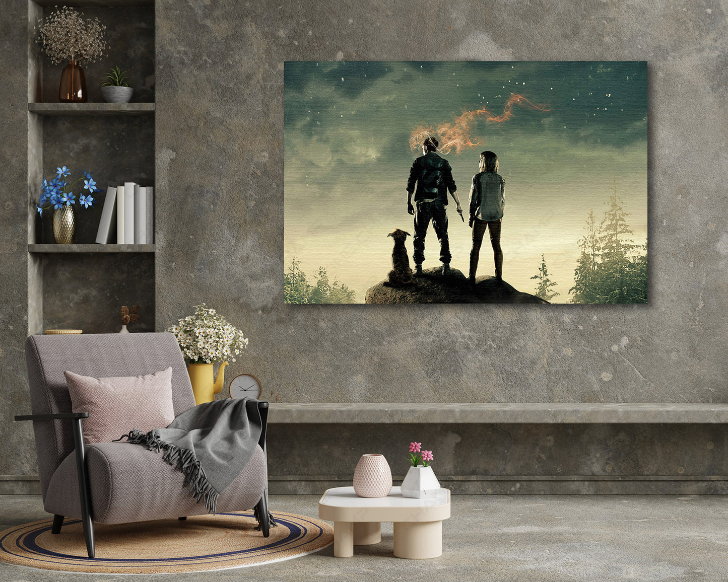 Chaos Walking Canvas Wall Art Sci-Fi Adventure Movie Canvas Print