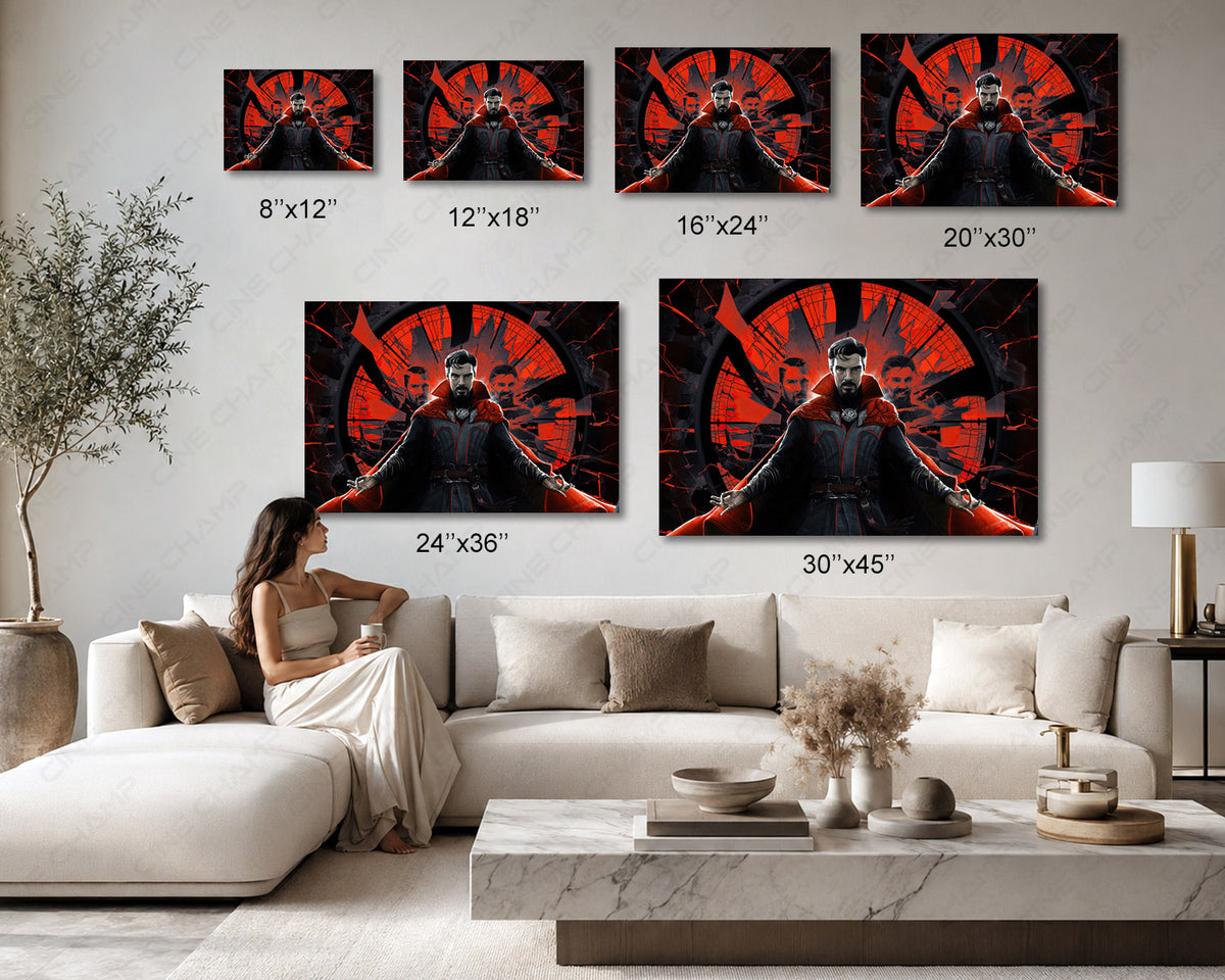 Doctor Strange in The Multiverse of Madness Marvel Canvas Wall Art