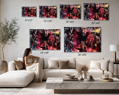 Doctor Strange in The Multiverse of Madness Premium Canvas Print