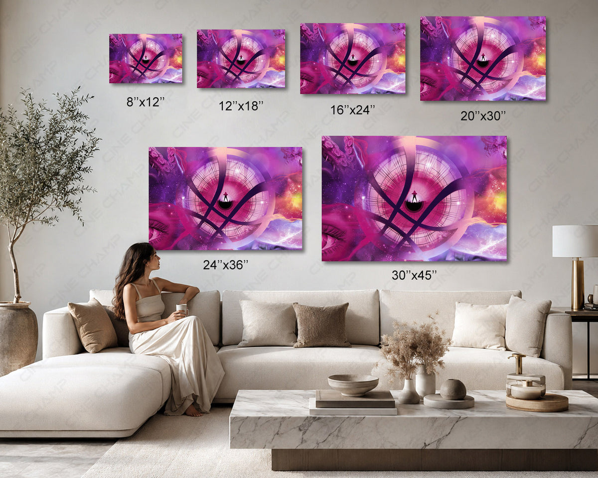 Doctor Strange in The Multiverse of Madness Dark Magic Canvas Wall Art