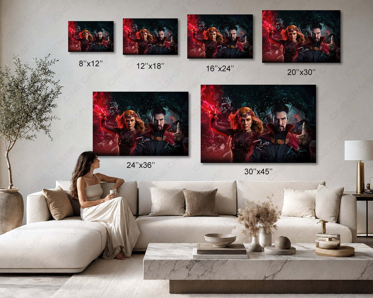 Doctor Strange in The Multiverse of Madness Multiverse Canvas Artwork