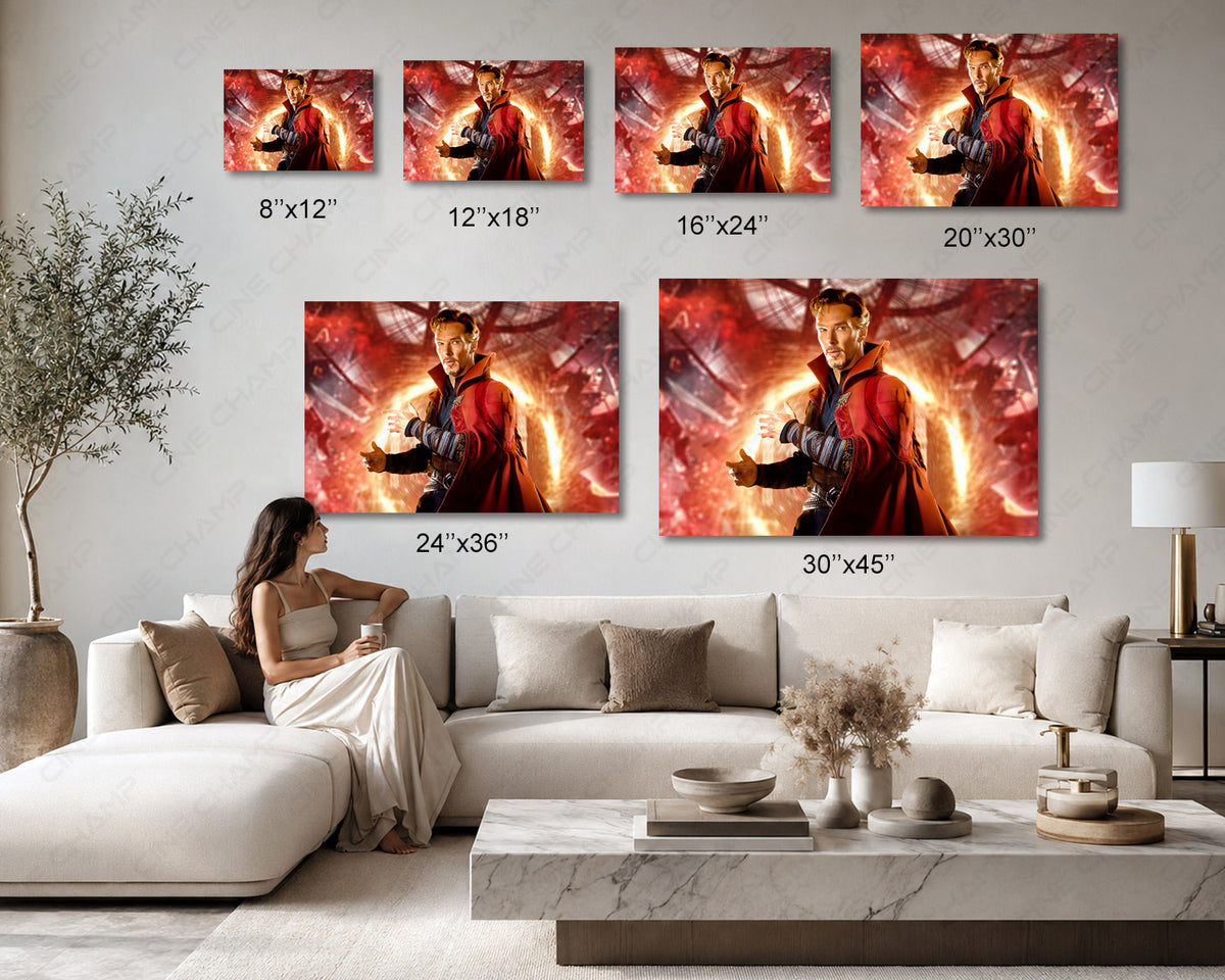 Doctor Strange in The Multiverse of Madness Scarlet Reality Canvas
