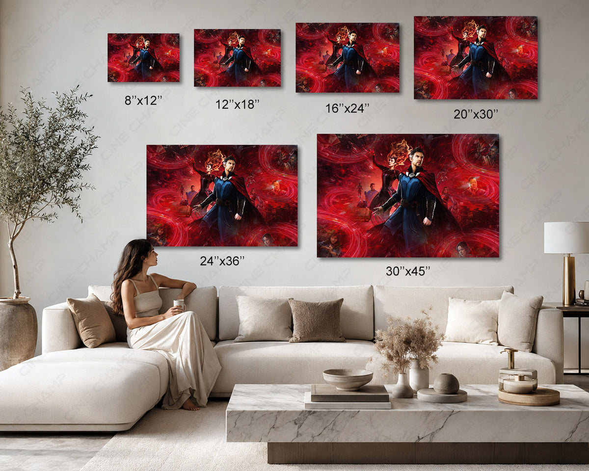 Doctor Strange in The Multiverse of Madness Mystic Dimension Canvas Wall Art