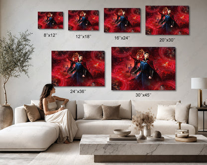 Doctor Strange in The Multiverse of Madness Mystic Dimension Canvas Wall Art