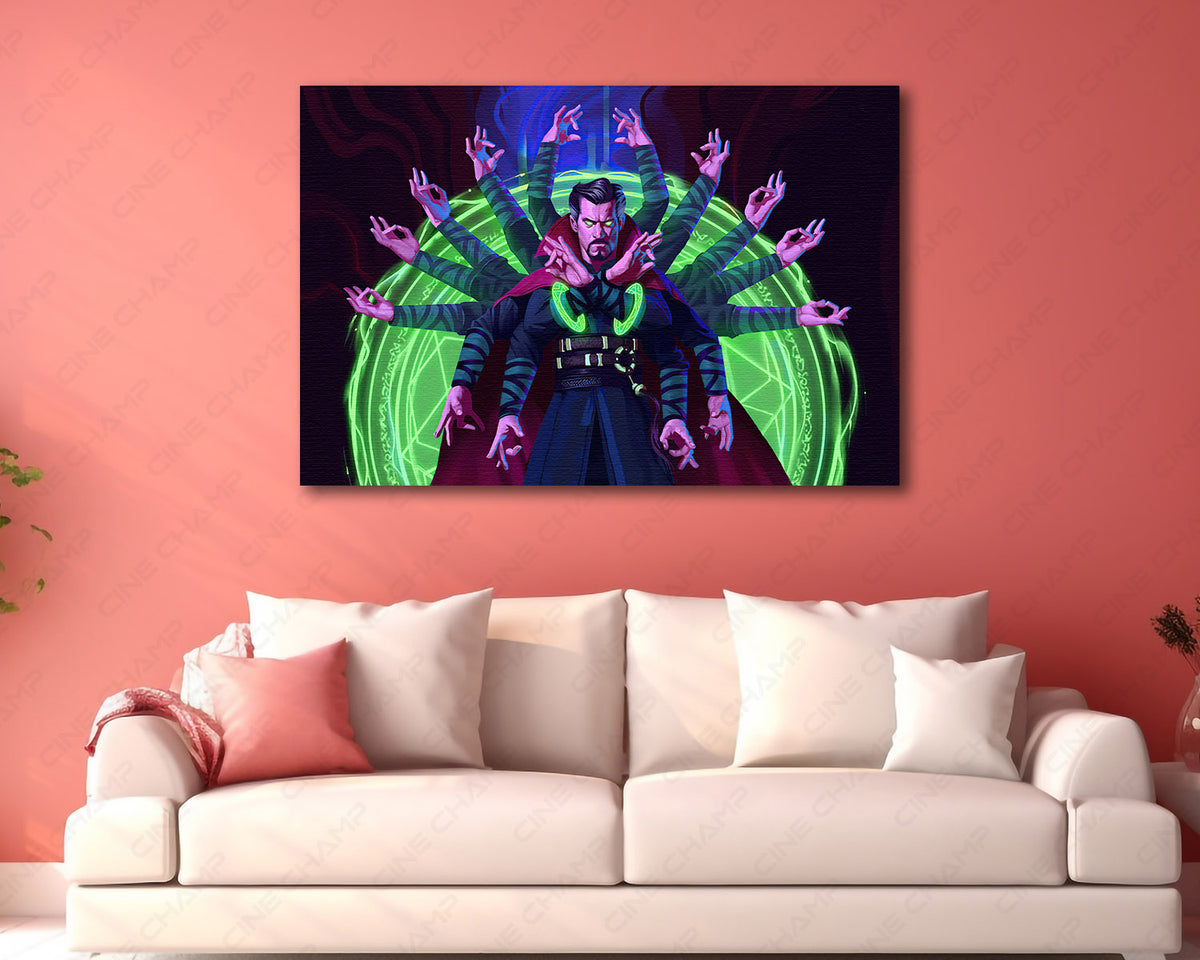 Doctor Strange Look Into the Eye Canvas Wall Art