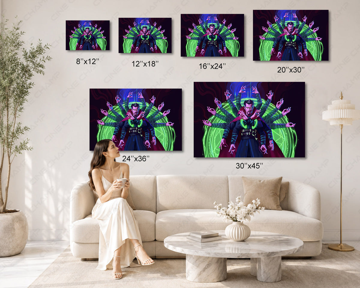 Doctor Strange Look Into the Eye Canvas Wall Art
