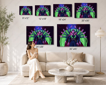 Doctor Strange Look Into the Eye Canvas Wall Art