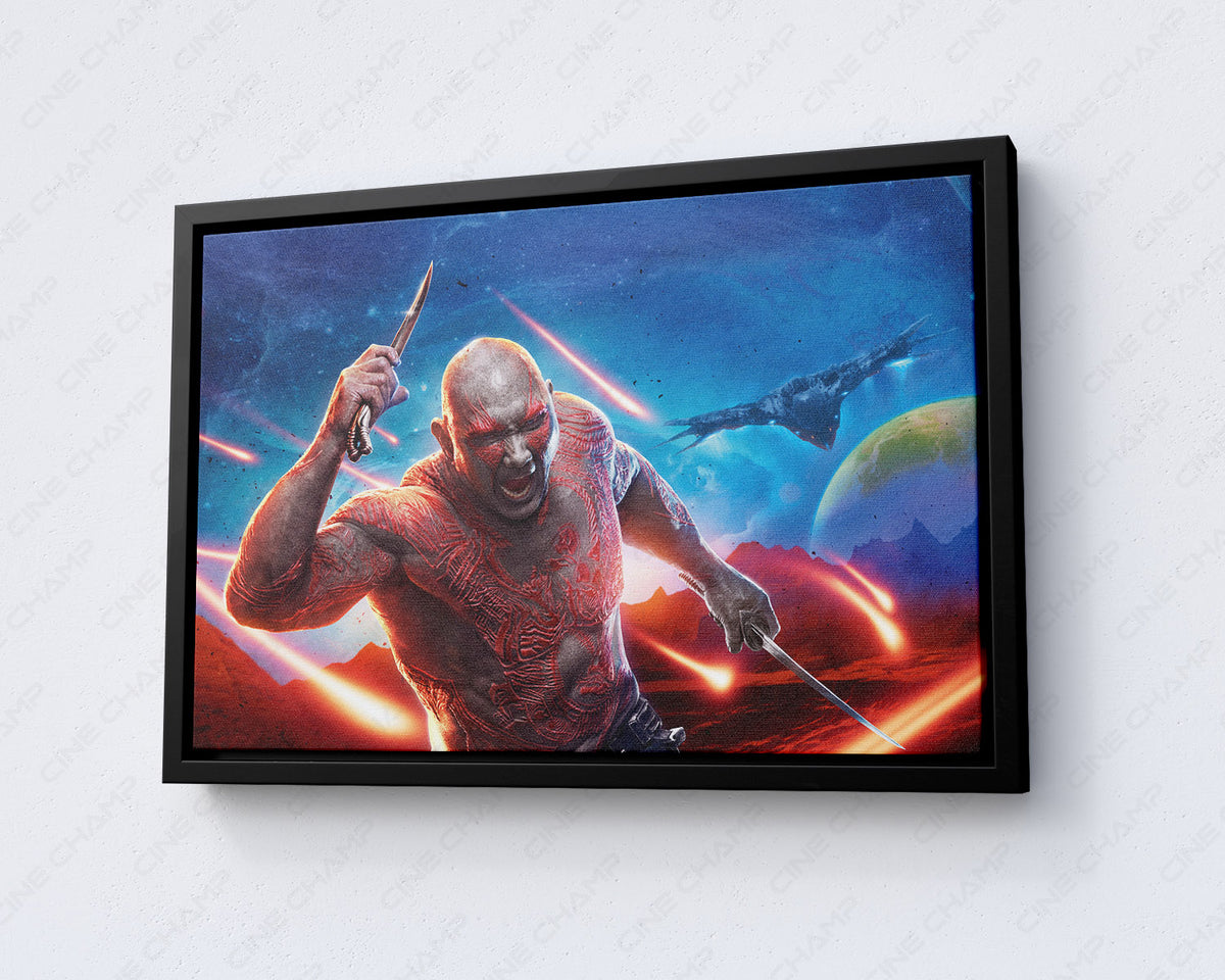Drax the Destroyer Canvas Wall Art Marvel Guardians of the Galaxy Poster
