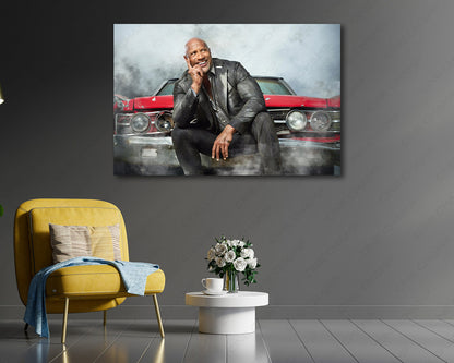 Fast and Furious Hobbs wall art for home theater