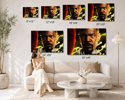 Electro Electric Villain Canvas Spider-Man Marvel Wall Art