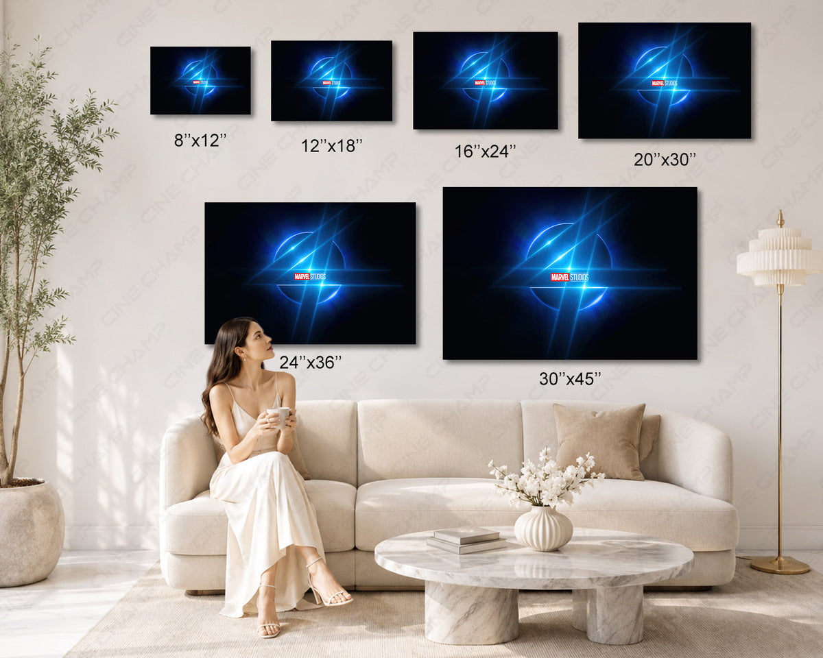 The Fantastic Four Marvel Canvas Superhero Wall Art