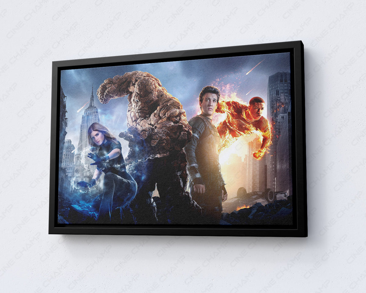 Fantastic Four Canvas Wall Art Marvel Superhero Team Movie Artwork