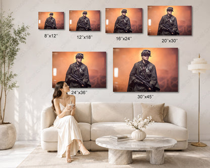 Rogue One A Star Wars Story Canvas Wall Art Galactic Sci-Fi Movie Decor