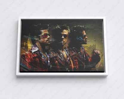 Fight Club Canvas Wall Art Tyler Durden & Classic Movie Artwork