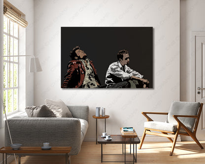 Fight Club Tyler Durden Canvas Wall Art Cult Classic Movie Artwork