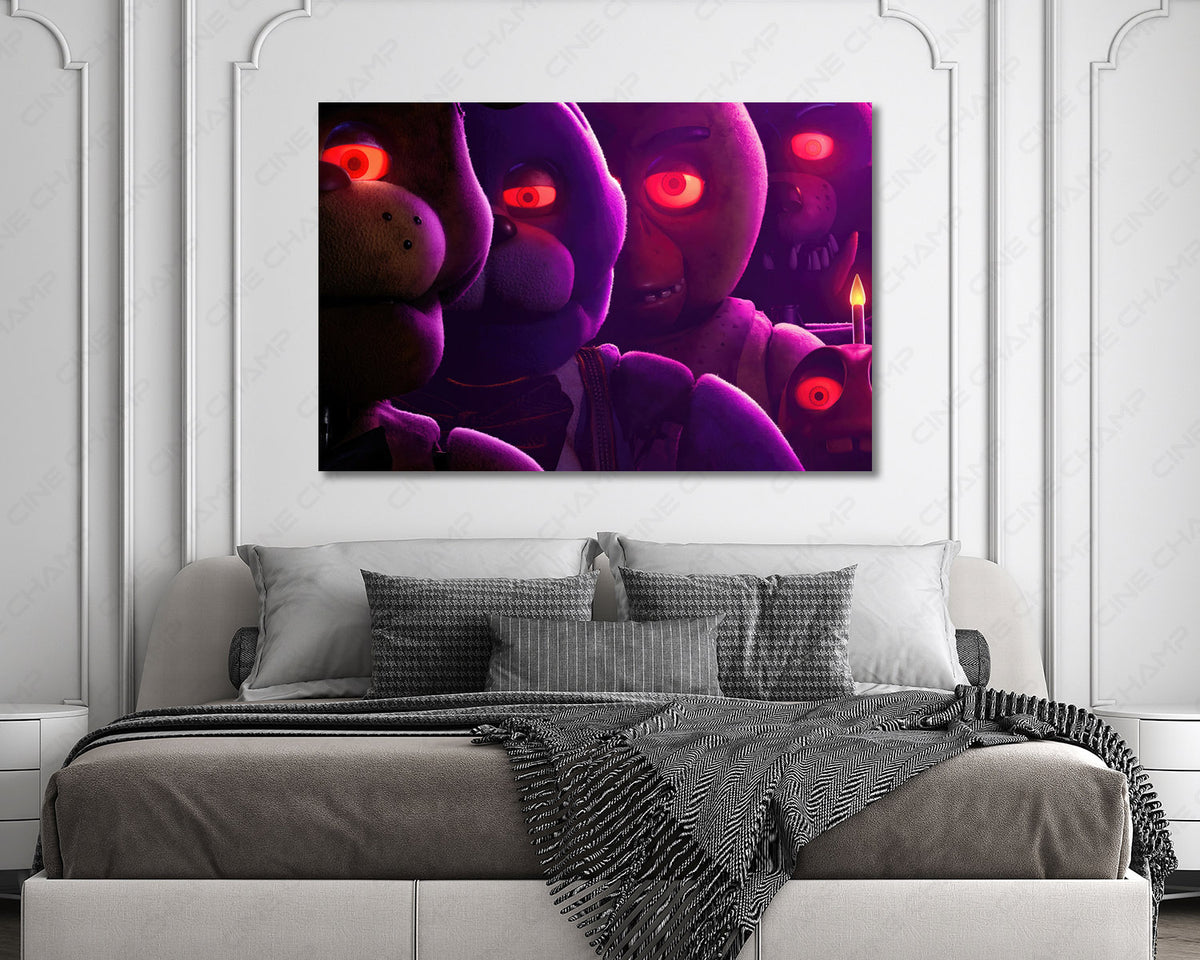 Five Nights at Freddy's Horror Canvas FNAF Wall Art