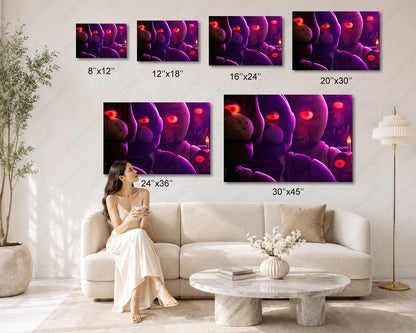 Five Nights at Freddy's Horror Canvas FNAF Wall Art
