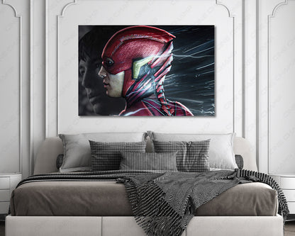 Zack Snyder's Justice League Flash Canvas Wall Art