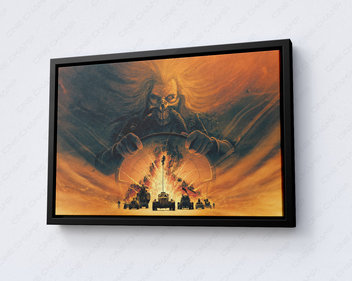 Furiosa: A Mad Max Saga Canvas Wall Art Wasteland Action Movie Wall Art
