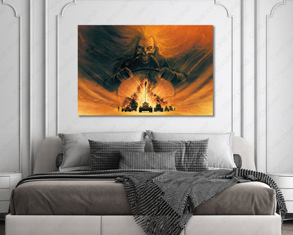 Furiosa: A Mad Max Saga Canvas Wall Art Wasteland Action Movie Wall Art