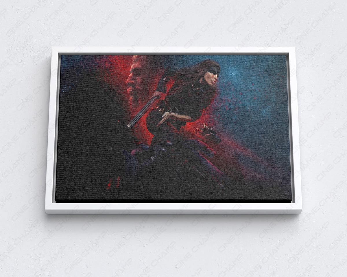 Furiosa: A Mad Max Saga Canvas Wall Art Post-Apocalyptic Movie Poster
