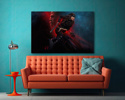 Furiosa: A Mad Max Saga Canvas Wall Art Post-Apocalyptic Movie Poster