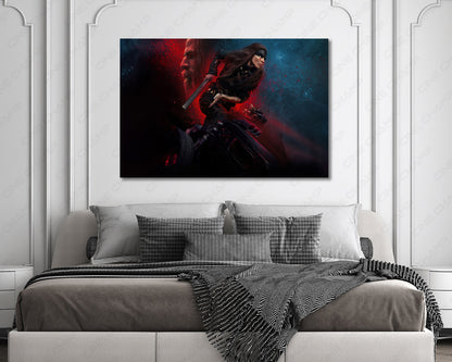 Furiosa: A Mad Max Saga Canvas Wall Art Post-Apocalyptic Movie Poster