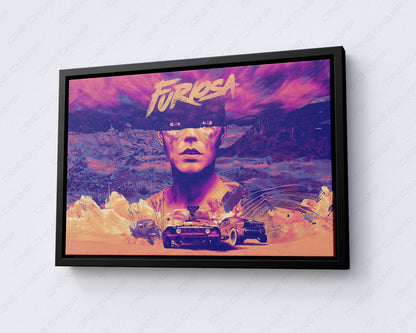 Furiosa A Mad Max Saga Canvas Furiosa Movie Wall Art