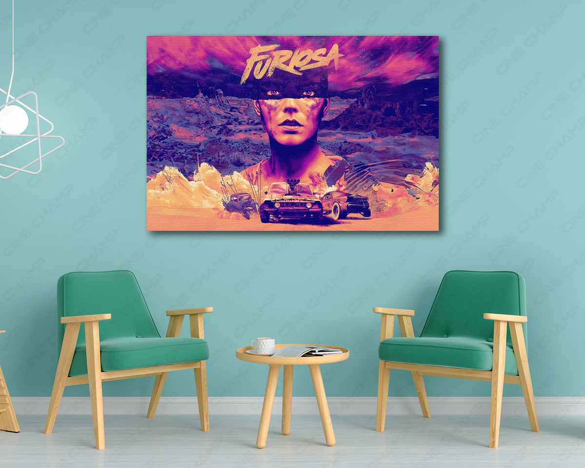 Furiosa A Mad Max Saga Canvas Furiosa Movie Wall Art