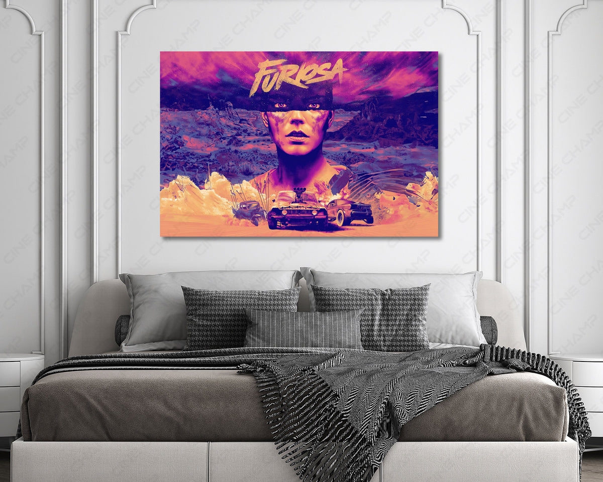 Furiosa A Mad Max Saga Canvas Furiosa Movie Wall Art