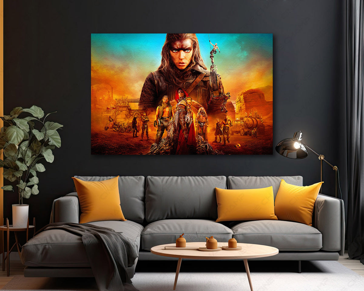 Furiosa: A Mad Max Saga Canvas Epic Mad Max Wall Art