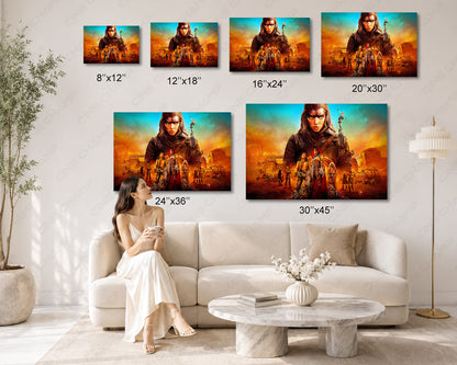 Furiosa: A Mad Max Saga Canvas Epic Mad Max Wall Art