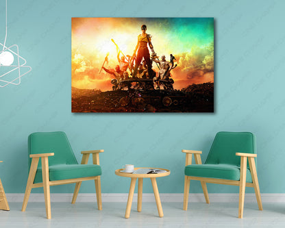 Furiosa Mad Max Canvas Print A Mad Max Saga Movie Wall Art