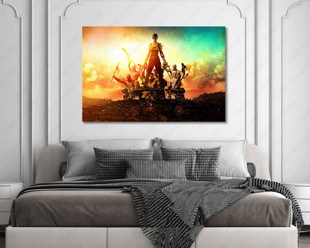 Furiosa Mad Max Canvas Print A Mad Max Saga Movie Wall Art