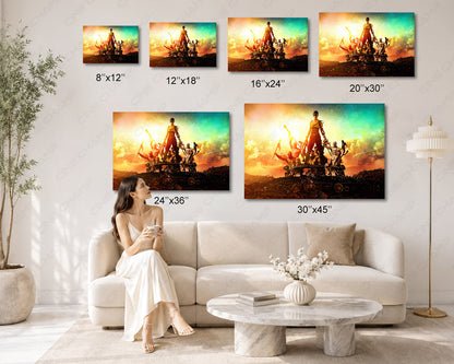 Furiosa Mad Max Canvas Print A Mad Max Saga Movie Wall Art