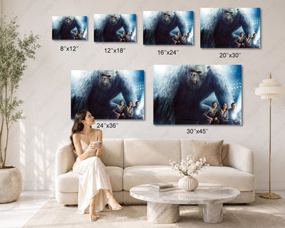 Goosebumps Canvas Wall Art Horror Movie Wall Art