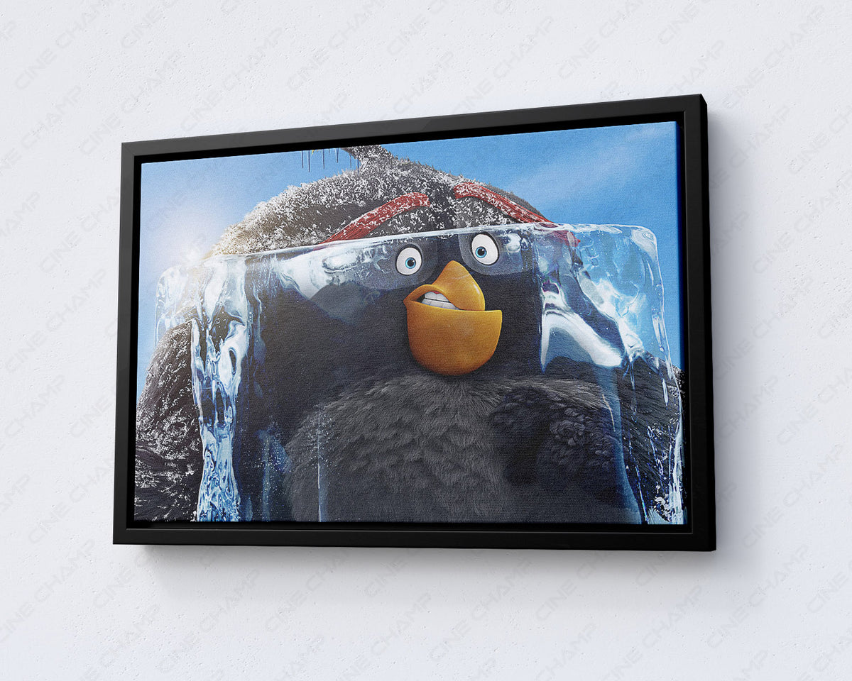 Grey The Angry Birds Canvas Wall Art Angry Birds Movie Character Wall Art