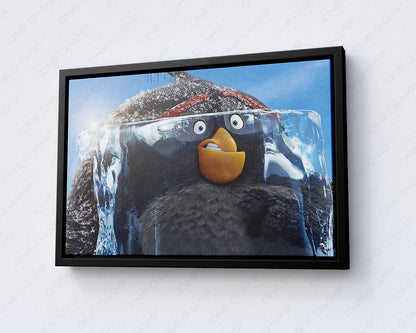Grey The Angry Birds Canvas Wall Art Angry Birds Movie Character Wall Art