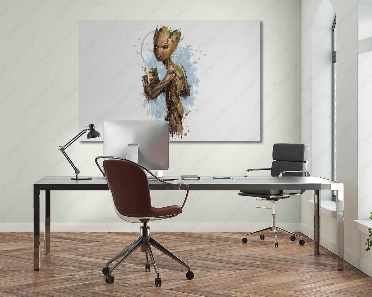 Groot Splash Canvas Wall Art