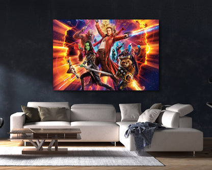 Guardians Vol. 2 Canvas Wall Art Marvel Movie Decor
