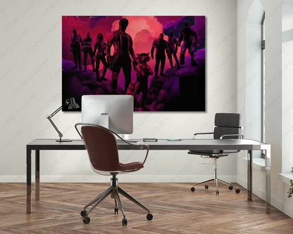 Guardians of the Galaxy Vol. 3 Canvas Art Marvel Space Adventure Wall Decor