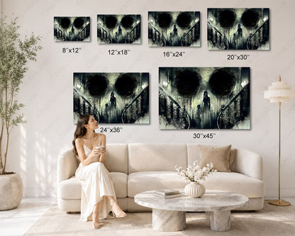 The Guests Canvas Wall Art Horror Movie Decor