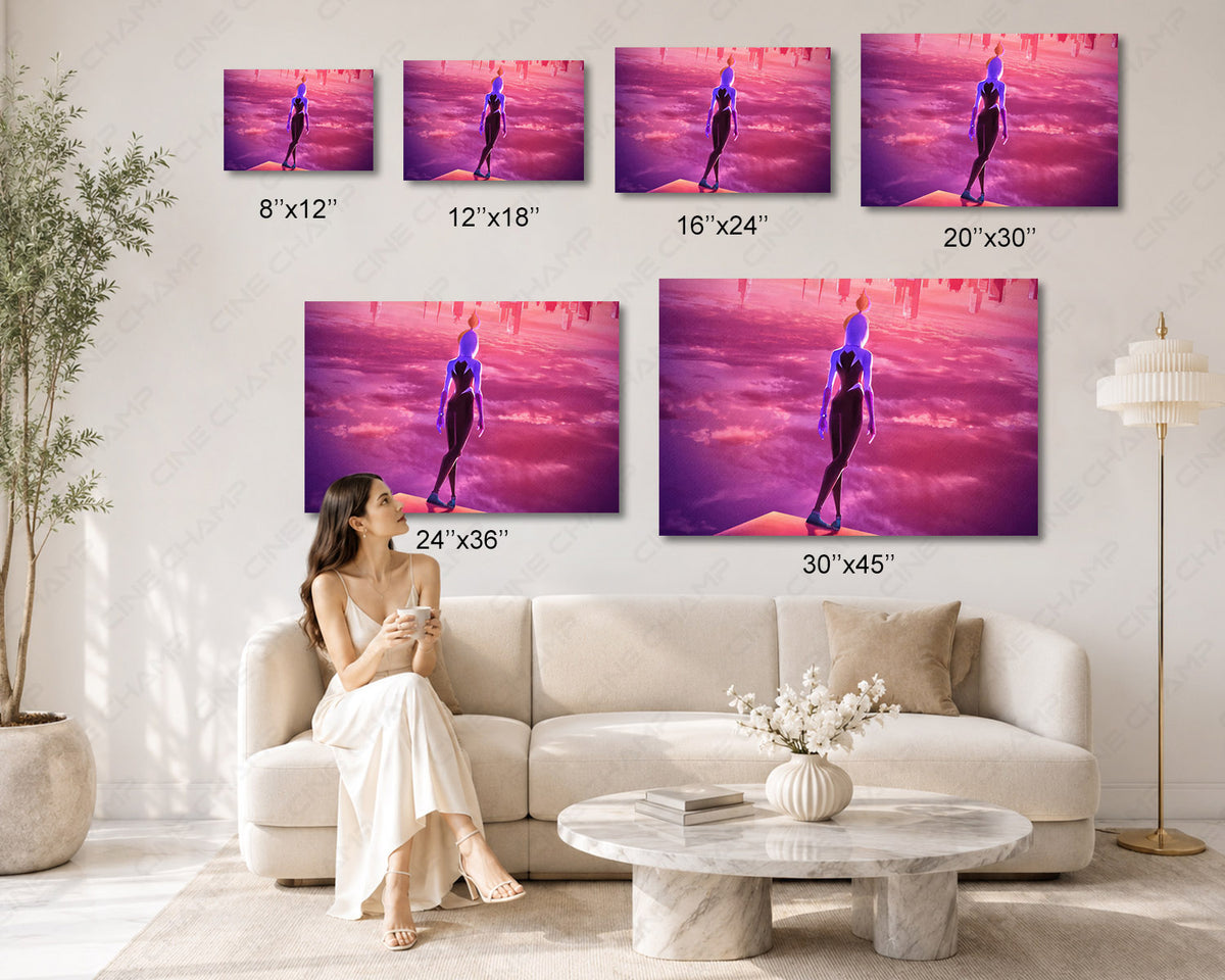 Spider-Man Across the Spider-Verse Canvas Wall Art Marvel Poster