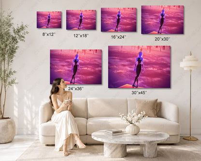 Spider-Man Across the Spider-Verse Canvas Wall Art Marvel Poster