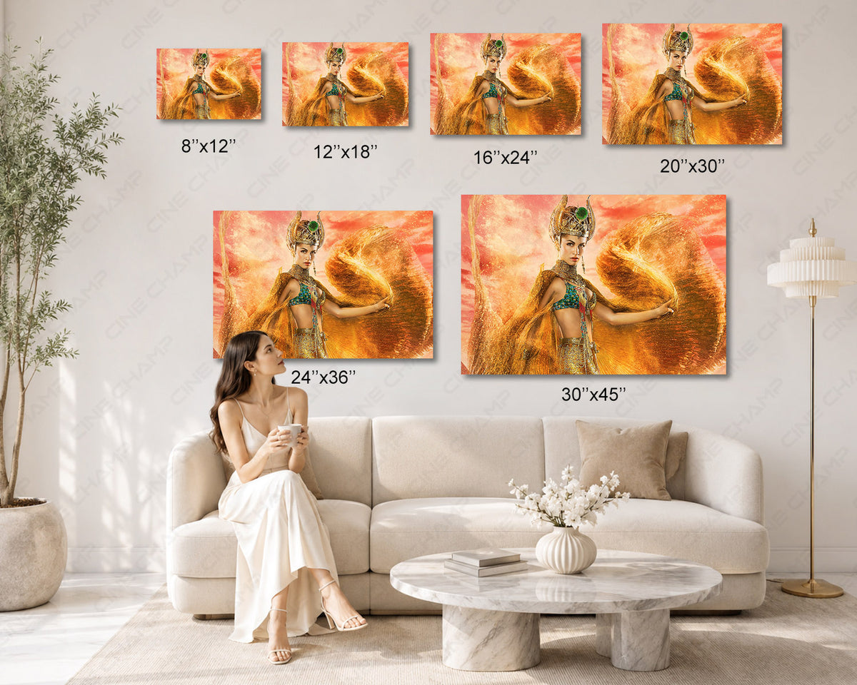 Élodie Yung Canvas Wall Art