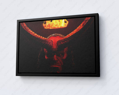 Hellboy Canvas Wall Decor Supernatural Canvas Art